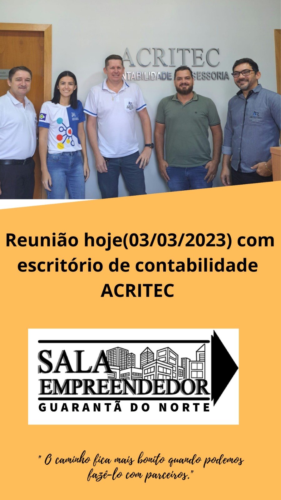 REUNIÃO COM ACRITEC