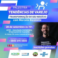 PALESTRA TENDÊNCIAS DE VAREJO: TRANSFORMAÇÃO DO SEU NEGÓCIO